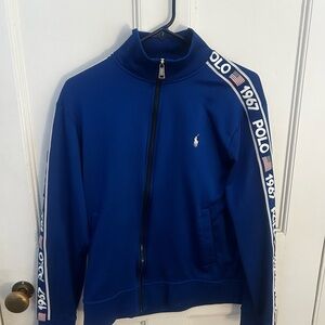 Polo by Ralph Lauren Blue Zip Up Sweater